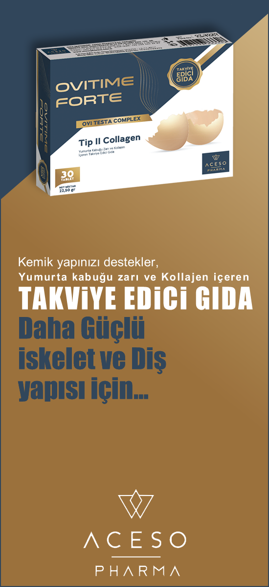 OVITIME FORTE  30 TABLET - Yumurta kabuğu zarı ve Kollajen içeren Takviye Edici, Gıda Takviyesi. Kemik, İskelet, diş yapısını güçlendirmeye yardımcı...